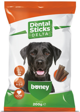 Boney Dental Sticks Delta - Alacsony zsírtartalmú rágórudak kutyáknak