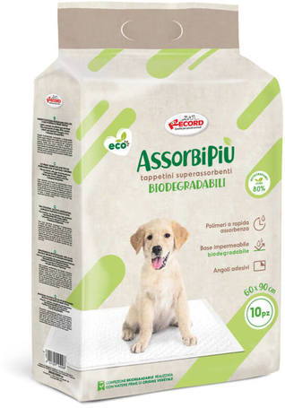 AssorbiPiu Eco biológiailag lebomló kutyapelenka