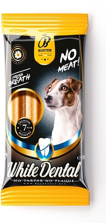 Buster White Dental Sticks húsmentes és hipoallergén rágórudak kutyáknak