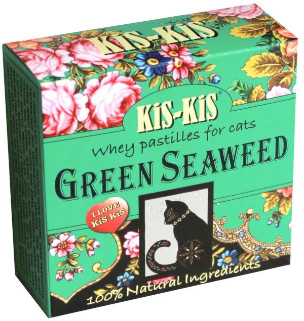 KiS-KiS Alge verzi pastile cu zer pentru pisici - Pentru creșterea vitalității