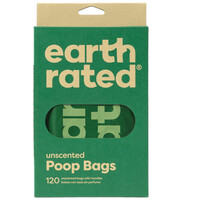 Earth Rated pachet de saci pentru deșeuri canine cu mâner