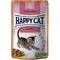 Happy Cat Meat in Sauce Kitten & Junior - Hrană la pliculeț cu carne de rață