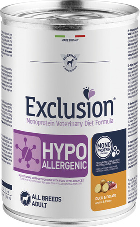 Exclusion Hypoallergenic Duck & Potat All Breeds