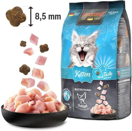 Leonardo Kitten csirkehúsban gazdag szárazeledel kiscicáknak
