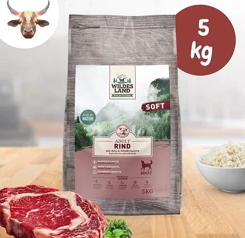 Wildes Land Soft félnedves táp marhahússal