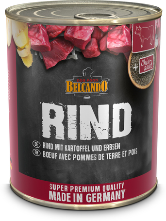 Belcando konzerv marhahússal, burgonyával és borsóval