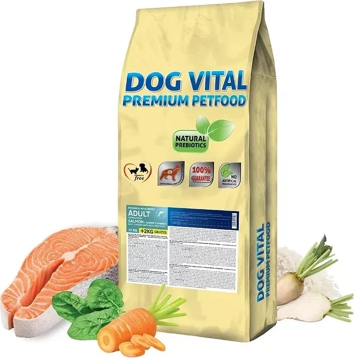 Dog Vital hrană hipoalergenică cu somon pentru câini - zoom