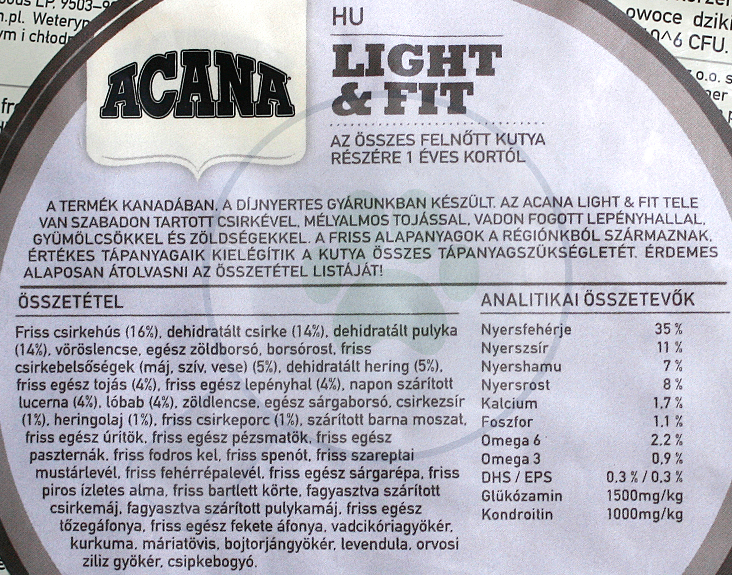 Acana Light & Fit - zoom