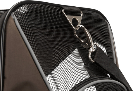 Trixie Joe jól szellőző barna kutyaszállító táska