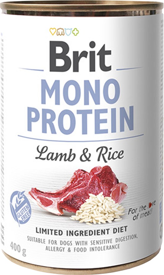 Conservă Brit Mono Protein Lamb & Rice