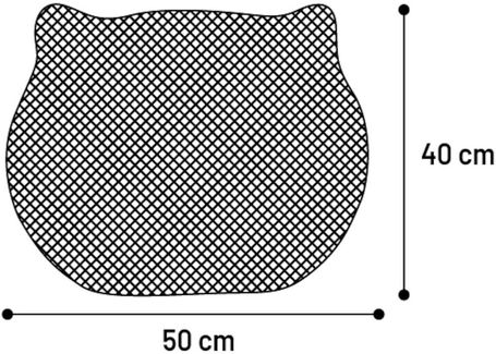 Flamingo könnyen tisztítható vízálló macska wc kilépő