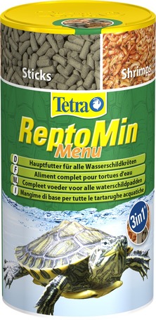 Tetra ReptoMin Menu 3in1 - Pálcikás és szárított eleség víziteknősöknek