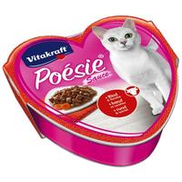 Vitakraft Poésie Beef Sauce - Hrană umedă la tăviță cu carne de vită pentru pisici