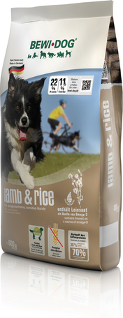 Bewi-Dog Lamb & Rice | Lenmaggal | Száraztáp érzékeny gyomrú kutyák részére