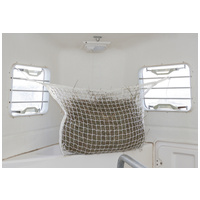 Kerbl négyszög fehér szénaháló #8