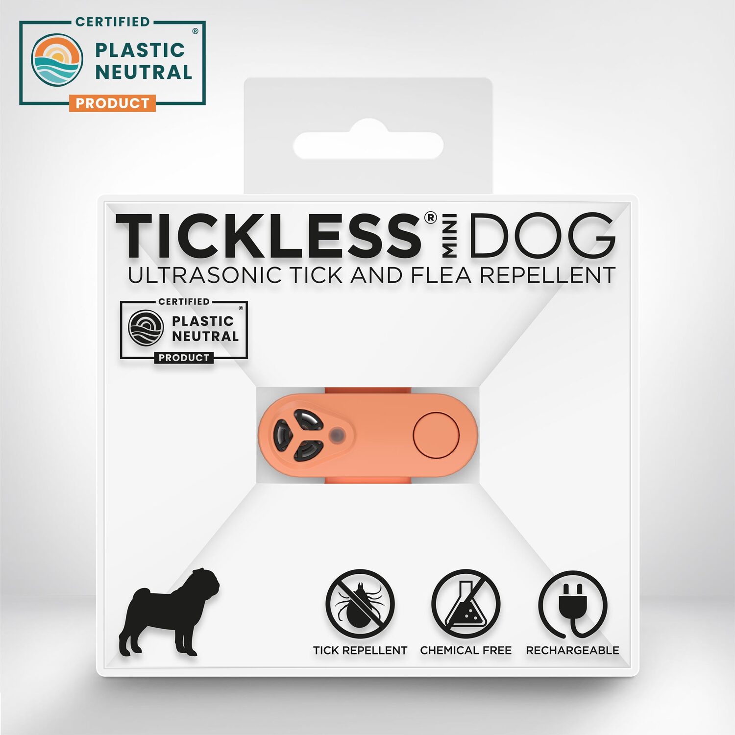 Tickless Mini Dog USB repelent cu ultrasunete pentru căpușe și purici pentru câini - zoom
