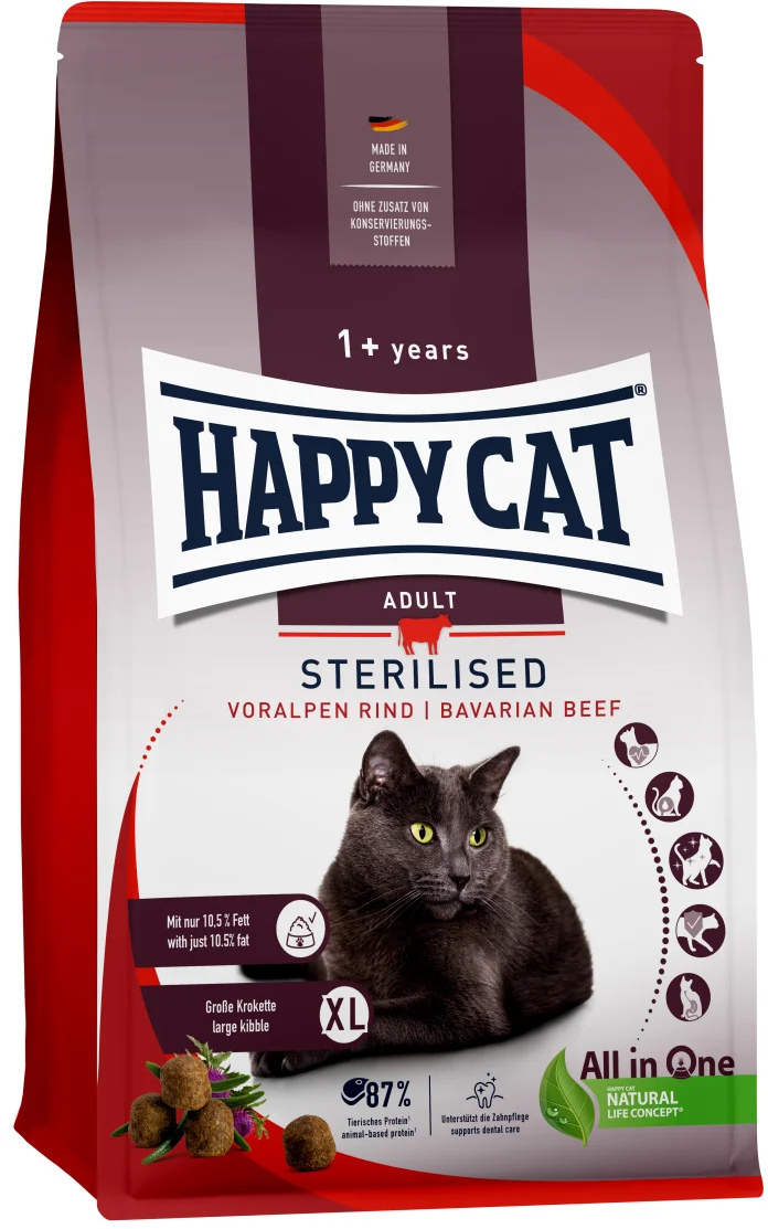 Happy Cat Adult Sterilised Bavarian Beef / Voralpen Rind