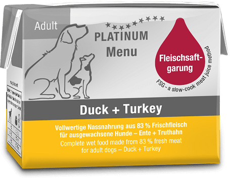 Platinum Menu Duck + Turkey