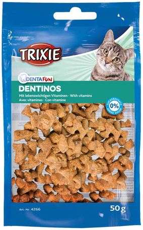 Trixie Denta Fun Dentinos vitaminban gazdag macska jutalomfalat
