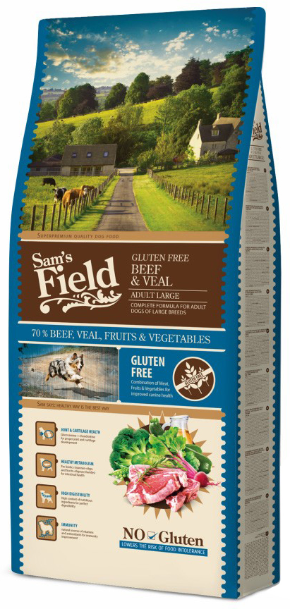 Sam's Field Gluten Free Adult Large Beef & Veal