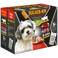 Julius-K9 Beef & Lamb szószos falatok kutyáknak Julius-K9 Beef & Lamb szószos falatok kutyáknak