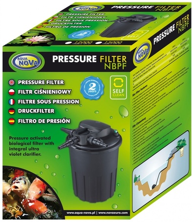 Aqua Nova NBPF kerti tavi szűrők salaktalanító ággal