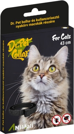 Dr.Pet kullancs- és bolhariasztó nyakörv macskáknak