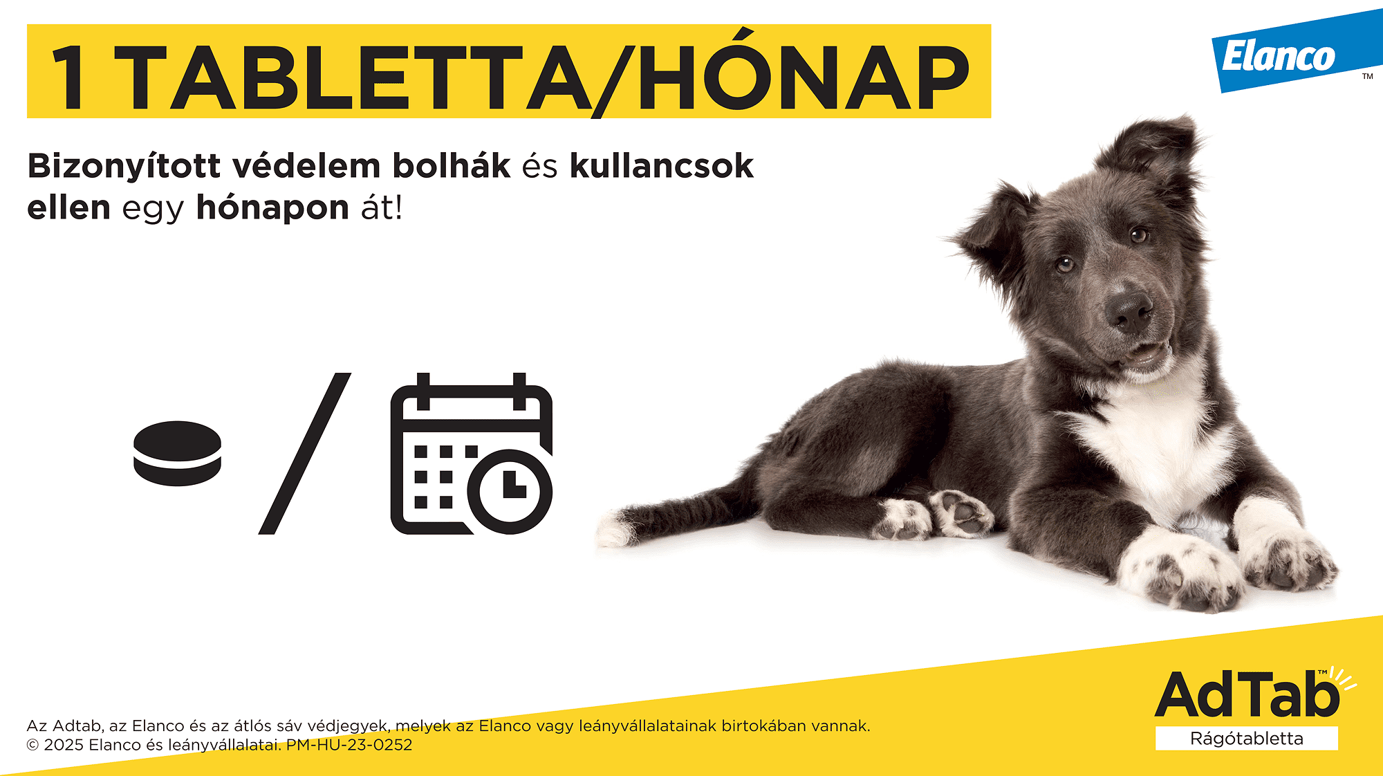 AdTab kullancs és bolha elleni rágótabletta kutyáknak