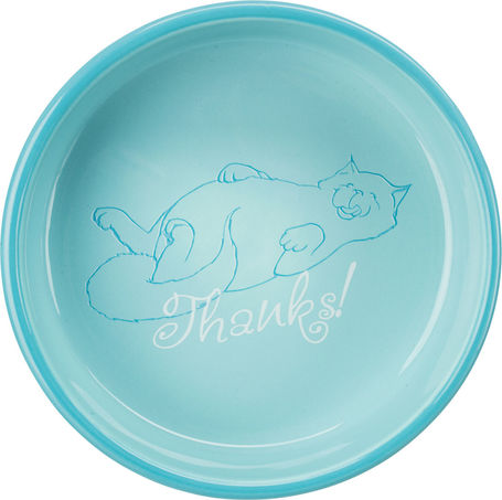 Trixie "Thanks for the service!" alacsony peremű tál macskának