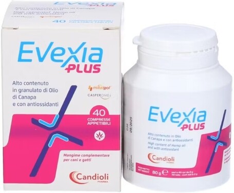 Candioli Evexia Plus ízületvédő tabletta CBD-vel Candioli Evexia Plus ízületvédő tabletta CBD-vel
