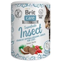 Brit Care Cat Snack Superfruits Insect pentru pisici