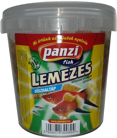 Panzi lemezes díszhaltáp