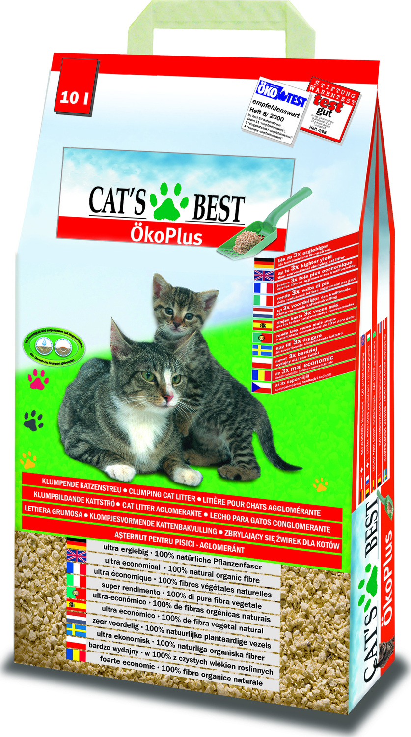 Chipsi Cats Best Eco Plus nisip pentru litieră pentru pisici - zoom