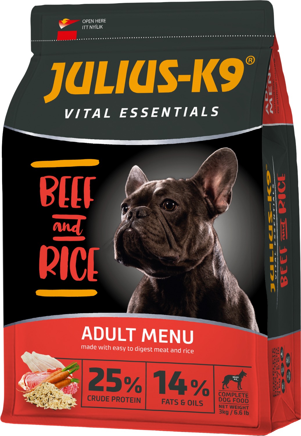 Julius-K9 Vital Essentials Adult Beef & Rice - zoom
