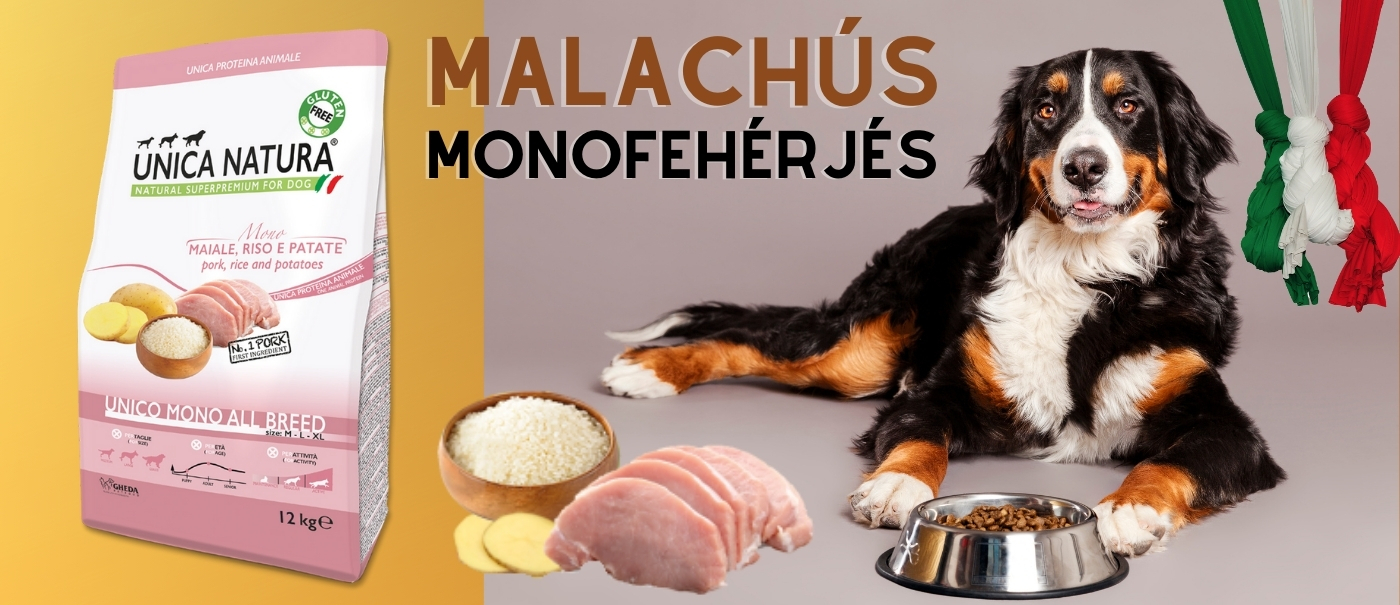 Unico Mono malachúsos oalsz kutyatáp - Monoprotein