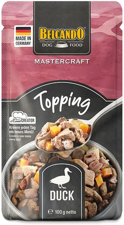 Belcando Mastercraft feltét friss kacsahússal és édesburgonyával