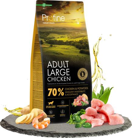 Profine Adult Large Chicken & Potatoes | Táp nagytestű kutyáknak csirkével és burgonyával