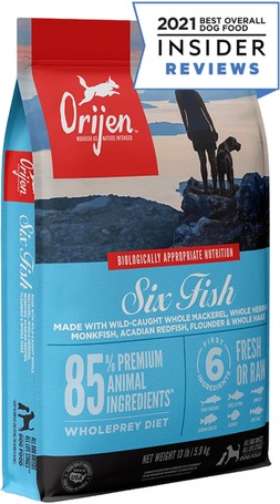 Orijen Six Fish | Hat ízletes halfajtából készült száraztáp kutyáknak