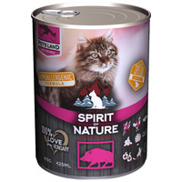 Conservă Spirit of Nature Cat cu carne de porc mistreț | Hrană umedă hipoalergenică
