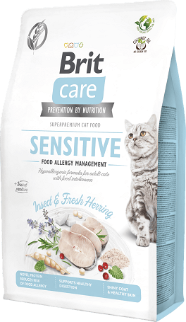 Brit Care Cat Sensitive Food Allergy Management (rovar és friss hering)