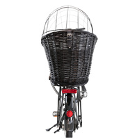 Trixie fekete kosár ráccsal kerékpárra #10