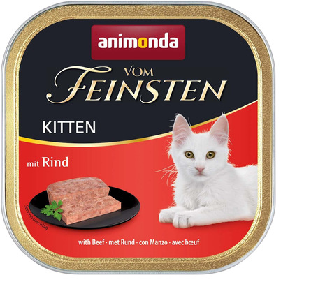 Animonda Vom Feinsten Kitten Rind marhahúsos macskaeledel kiscicáknak Animonda Vom Feinsten Kitten Rind marhahúsos macskaeledel kiscicáknak