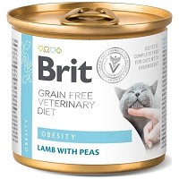 Brit Veterinary Diets Cat Obesity conservă 200 g