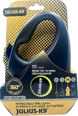 Julius-K9 automata szalagpóráz (Neon sárga)
