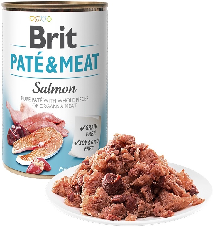 Conservă Brit Care Paté & Meat Salmon - zoom