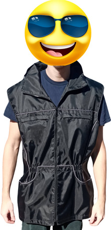 Férfi kutyakiképző mellény