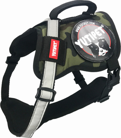 Yutipet RnD párnázott biztonsági kutyahám (Terepszínű)