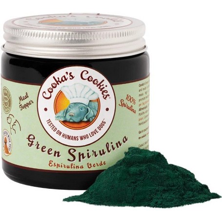 Cooka's természetes zöld spirulina por kutyáknak 30 g