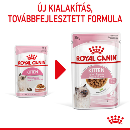 Royal Canin Kitten Gravy - Kölyök macska szószos nedves táp