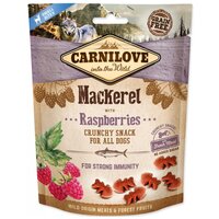 CarniLove Dog Crunchy Snack makrélával és málnával | Ízletes jutalomfalat kutyáknak